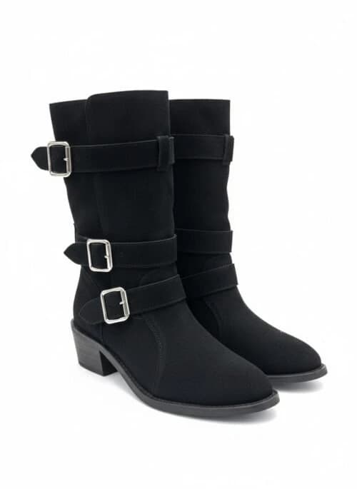 Buckle Mid Boots